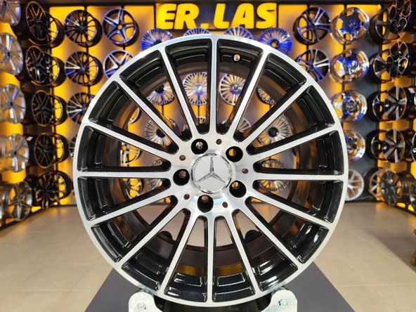 4 Adet MERCEDES ORIJINAL 8-9*18 5*112 ET43 66.6 BLACK MACK JANT REVİZE EDİLMİŞ (Takım) ürün görseli 1