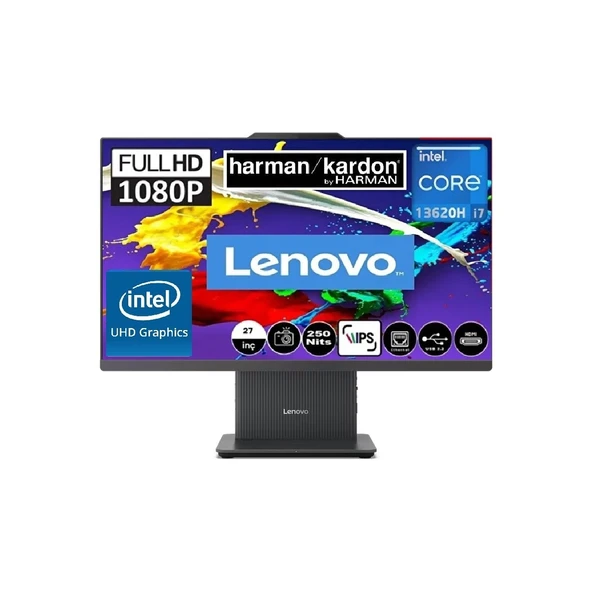 Ideacentre 27IRH9 Intel Core I7-13620H 64GB 2tb SSD UHD Graphics 27 Fhd IPS W11P F0HM00EXTR AIO Bilgisayar ürün görseli 1