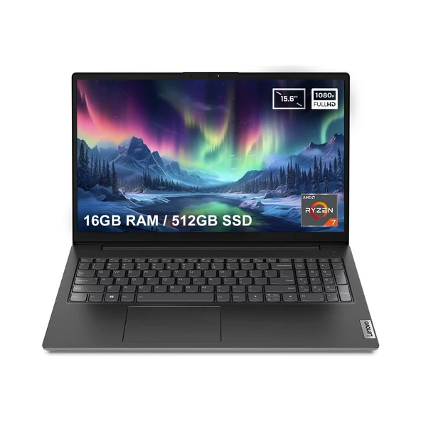V15 G4 82YY0012TRv1 AMD Ryzen 7-7730U 16GB DDR4 512GB SSD 15.6 inç Full HD TN FreeDos Taşınabilir Bilgisayar ürün görseli 1