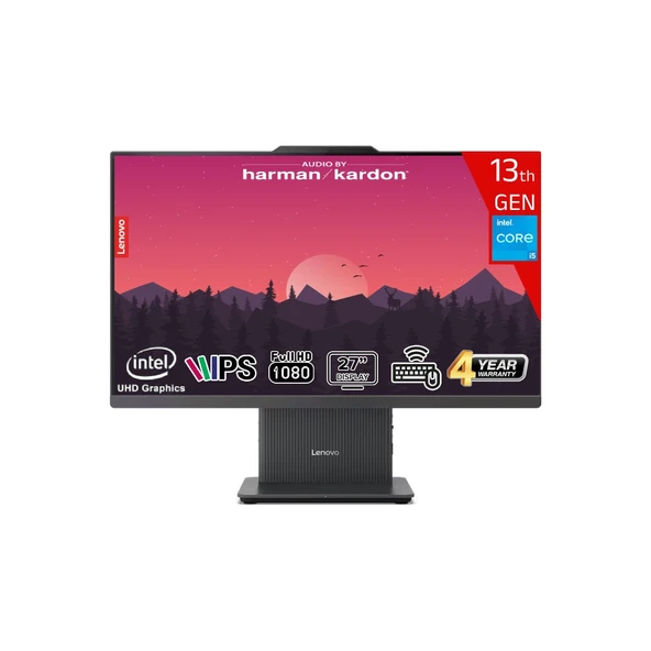 Ideacentre Aıo 27IRH9 Intel Core I7-13620H 16GB Ddr5 512GB SSD 27 Fhd IPS W11PRO F0HM00EXTRAll In One Bilgisayar ürün görseli 1