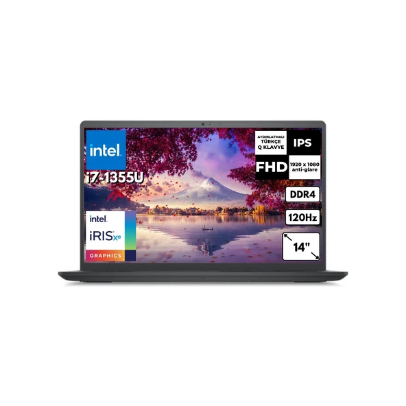 Vostro 3530 I7-1355U 16 GB 512 GB SSD Iris Xe Graphics 15.6" Fhd Freedos Taşınabilir Bilgisayar N1601PVNB3530UAT7 ürün görseli 1