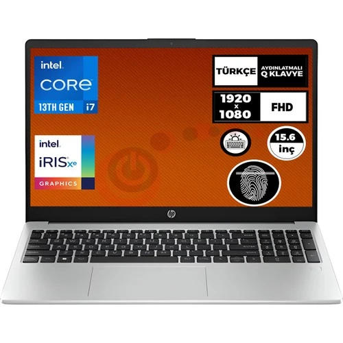 Hp 250 G10 Intel Core I7-1355U 16GB 512GB SSD 15.6 Fhd Freedos Taşınabilir Bilgisayar 8A541EA ürün görseli 1