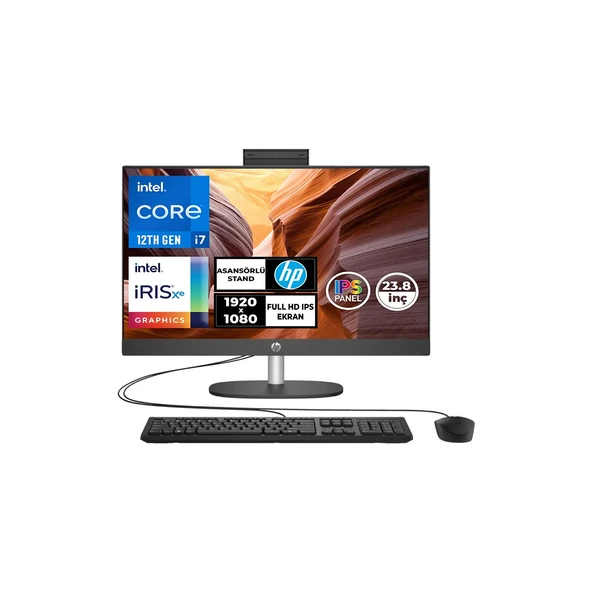 Proone 240 G10 Intel Core I7-1355U 16GB 512GB SSD Freedos 23.8" Fhd All In One Bilgisayar 8T2W8ESVB1 ürün görseli 1