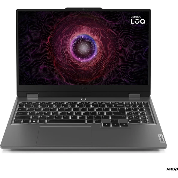 LOQ AMD Ryzen 7 7435HS 24GB 512GB SSD RTX4070 Freedos 15.6" FHD Taşınabilir Bilgisayar 83JC00BTTR ürün görseli 1