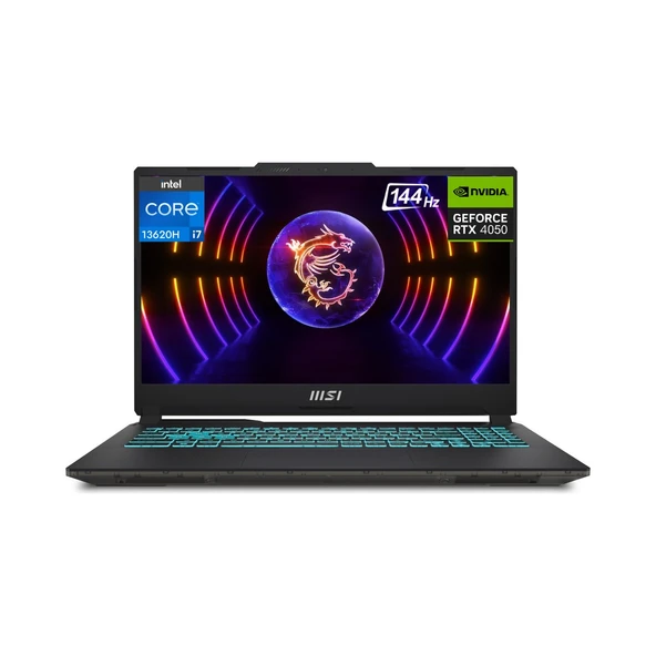 Msı cyborg 15 A13VE-1479XTR I7-13620H 16GB Ddr5 1tb RTX4050 6gb Gddr6 15.6″ 144Hz Freedos Full Hd Gaming (Oyuncu) Notebook ürün görseli 1