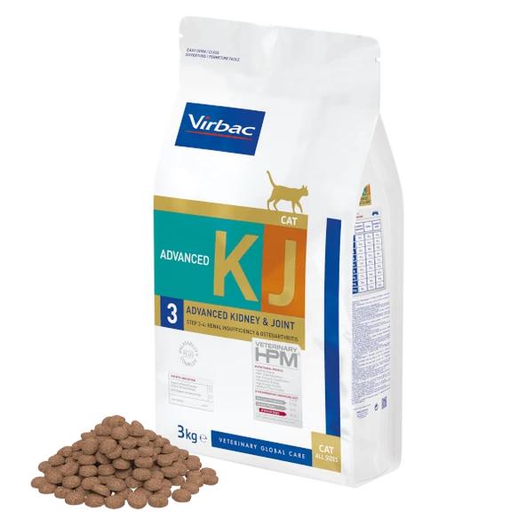 Virbac advanced kidney & joint (Kj3) kedi maması 3 kg ürün görseli 1