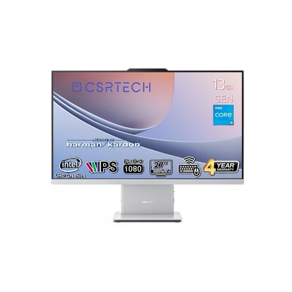 ıdeacentre Aıo Intel Core I5 13420H 16GB 512GB SSD W11PRO 27" Fhd All In One Bilgisayar Csrtech ürün görseli 1