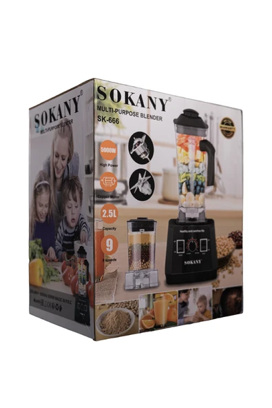 Sokany ProKitchen 2’si 1 Arada – SK-666 - Resim 5