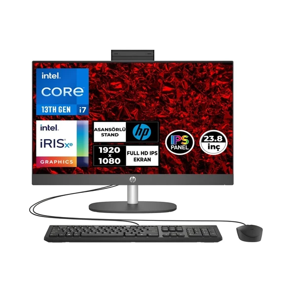 Proone 240 I7-1355U 16GB 512 GB 23.8'' Windows 11 Pro 8T2W7ES K10 All In One Bilgisayar ürün görseli 1