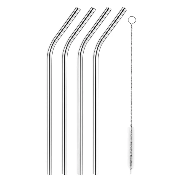 Paslanmaz Metal 4lü Pipet Seti ürün görseli 1