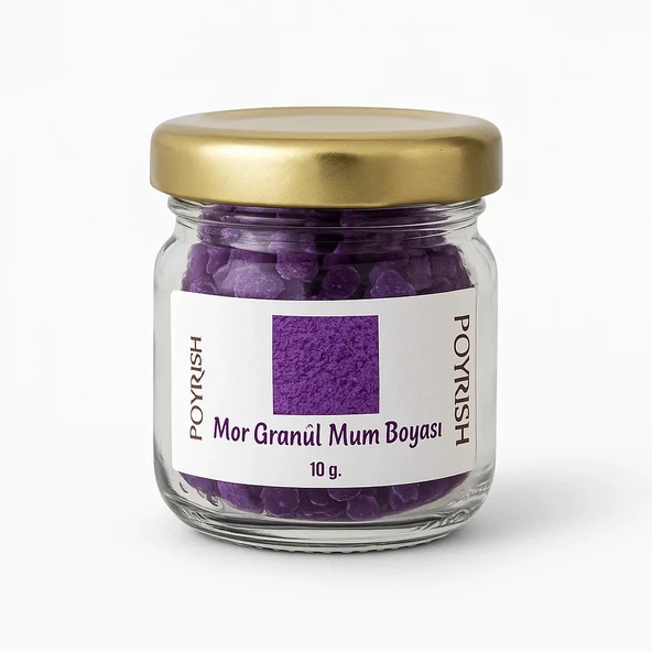 Mor Granül Mum Boyası 10 Gr ürün görseli 1