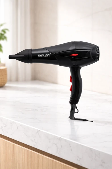 Sokany 2300W Saç Kurutma Makinesi 3 Hız 2 Isı Ayarlı Dar Başlıklı HS-3890 ürün görseli 1