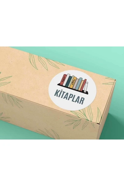 Kitaplar Etiketi Okul Serisi Yuvarlak Sticker Mat Etiket 4 Cm (40 Adet) ürün görseli 1