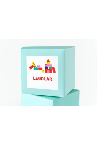 Yapı Oyuncaklar Temalı Etiket Kare Mat Sticker Thank You Serisi 4.5 cm 40 Adet ürün görseli 1