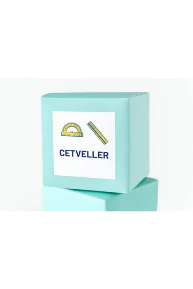 Cetvel Okul Öncesi Etiket Kare Mat Sticker Thank You Serisi 4.5 Cm (40 Adet) ürün görseli 1