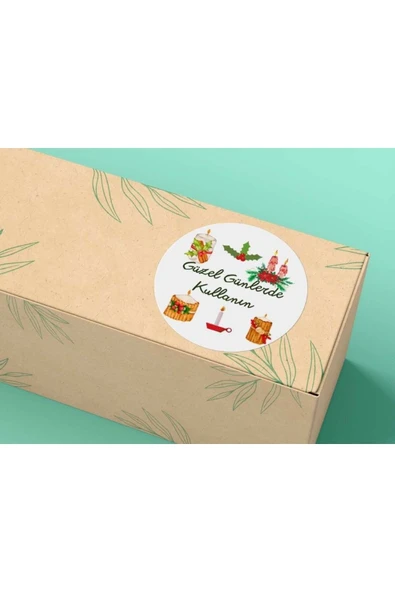 Güzel Günlerde Kullanın Mum Etiketleri Yuvarlak Mat Stıcker 4 Cm (100 Adet) ürün görseli 1