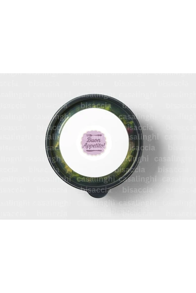 İtalyanca Afiyet Olsun Etiketi Buon Appetito Sticker Yiyecek Makarna Kahve Tatlı 4 Cm (90 Adet) ürün görseli 1
