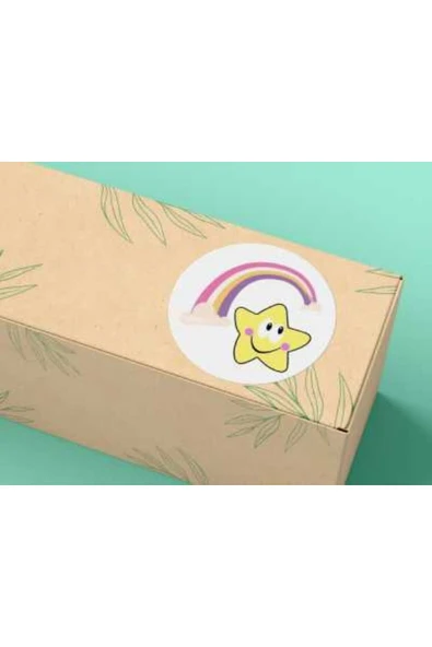 Sevimli Etiketler Yuvarlak Mat Çıkartma Çocuk Etiketleri Cute Round Sticker 3 Cm (95 Adet) ürün görseli 1