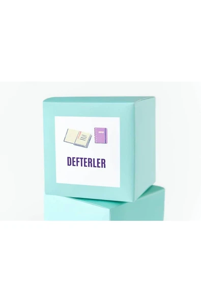Defter Serisi Etiket Kare Mat Sticker Thank You Serisi 4.5 Cm (40 Adet) ürün görseli 1
