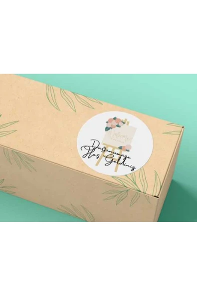 Düğünümüze Hoş Geldiniz Etiketi Soft Mat Yuvarlak Sticker Wedding Ceremony 4 Cm (40 ADET) ürün görseli 1