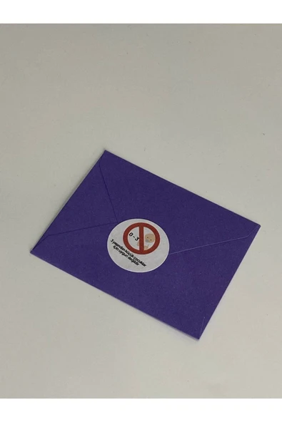 Çocuklar İçin Uygun Değildir Etiketi Yasaklı Yuvarlak Mat Çıkartma Round Sticker 3 Cm (95 Adet) ürün görseli 1