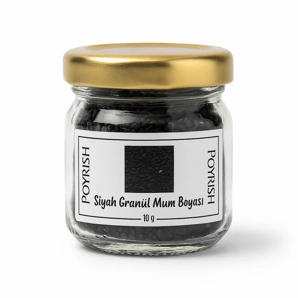 Siyah Granül Mum Boyası 10 Gr ürün görseli 1