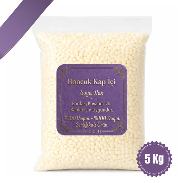 Boncuk Soya Wax 5 Kg. Kap İçi (PY2023) ürün görseli 1