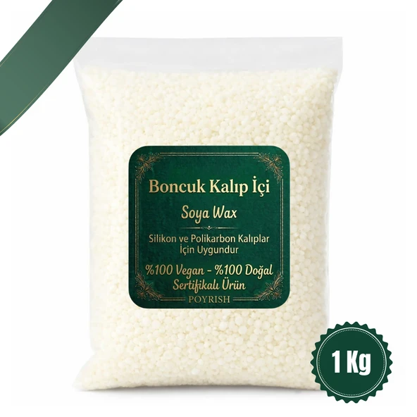 Boncuk Soya Wax 1 Kg. - Kalıp İçi (PY2092) ürün görseli 1