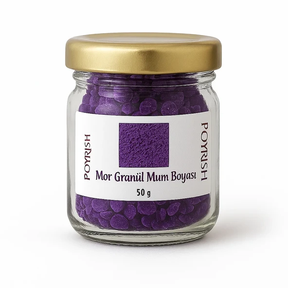 Mor Granül Mum Boyası 50 Gr ürün görseli 1