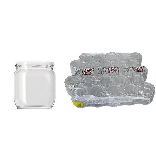 Cam Kavanoz 300 ml. 30 Adet Kapaklı ürün görseli 1