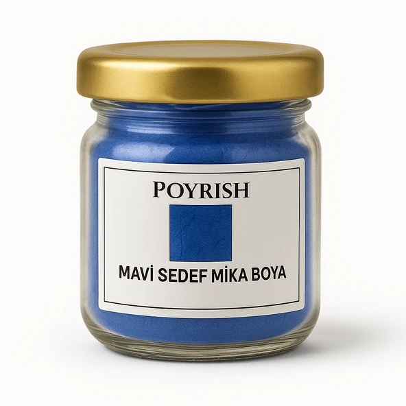 Mavi Sedef Mika Boya 10 Gr. ürün görseli 1