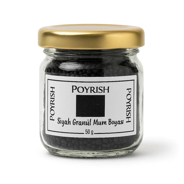 Siyah Granül Mum Boyası 50 Gr ürün görseli 1