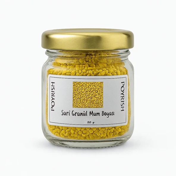 Sarı Granül Mum Boyası 50 Gr ürün görseli 1