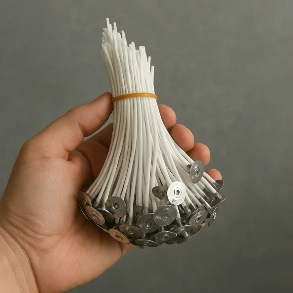 Çıtçıtlı Mum Fitili 16 Numara 25 Adet (11 cm) ürün görseli 1