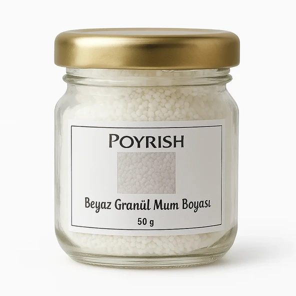 Beyaz Granül Mum Boyası 50 Gr ürün görseli 1