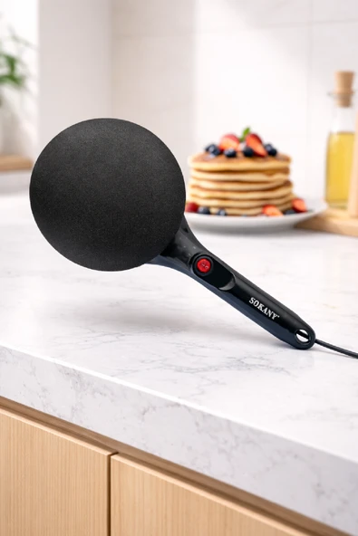 Sokany Krep ve Pankek Makinesi 20 cm Yapışmaz Plakalı 650W HY-901 ürün görseli 1