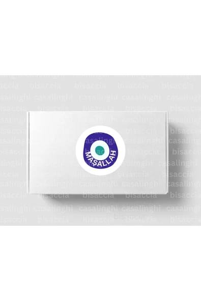 Nazar Değmesin MAŞALLAH Etiketi Nazar Boncuğu Yuvarlak Mat Sticker Sünnet Kutlama 3 Cm (95 Adet) ürün görseli 1