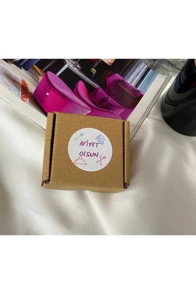 Afiyet Olsun Mat Sticker Restoran Lokanta Cafe Etiketi Kafe Börekçi Simitçi 4 Cm (40 Adet) ürün görseli 1