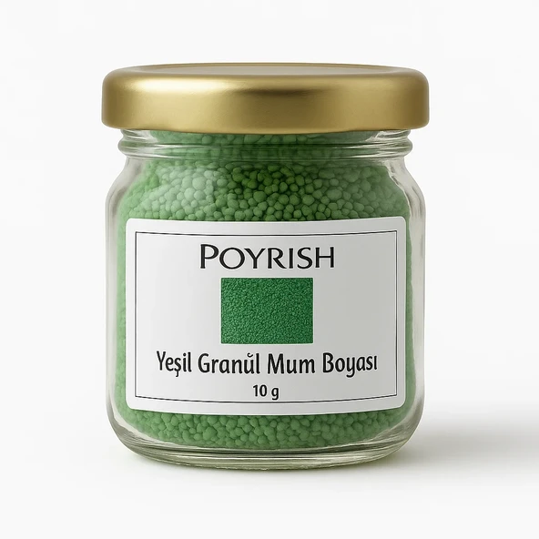Yeşil Granül Mum Boyası 10 Gr ürün görseli 1