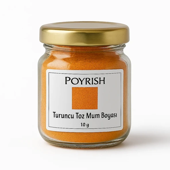 Toz Mum Boyası Turuncu 8 Gr ürün görseli 1