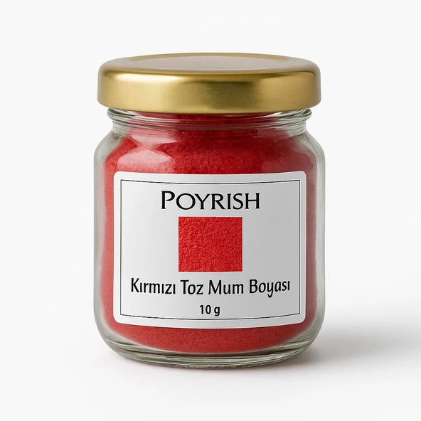 Toz Mum Boyası Kırmızı 10 Gr ürün görseli 1
