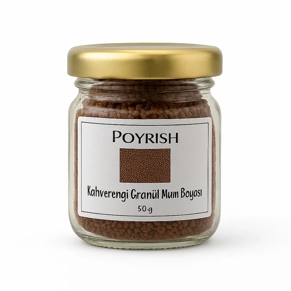 Kahverengi Granül Mum Boyası 50 Gr ürün görseli 1