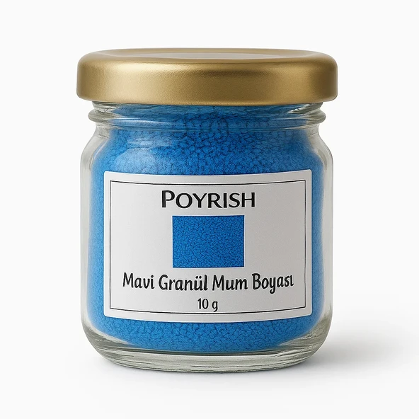 Mavi Granül Mum Boyası 10 Gr ürün görseli 1