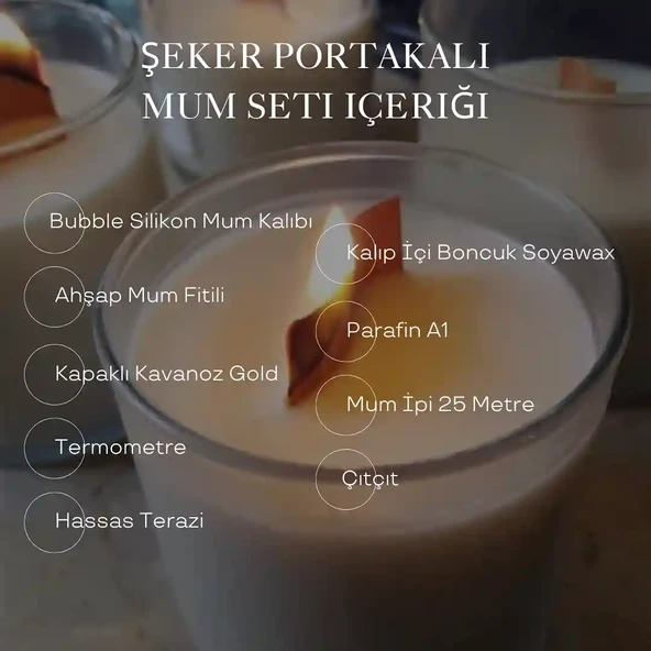 Mum Yapım Seti - Şeker Portakalı ürün görseli 1