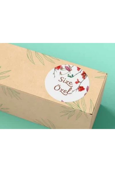Size Özel Etiketi Yuvarlak Mat Stıcker 4 Cm (100 Adet) ürün görseli 1