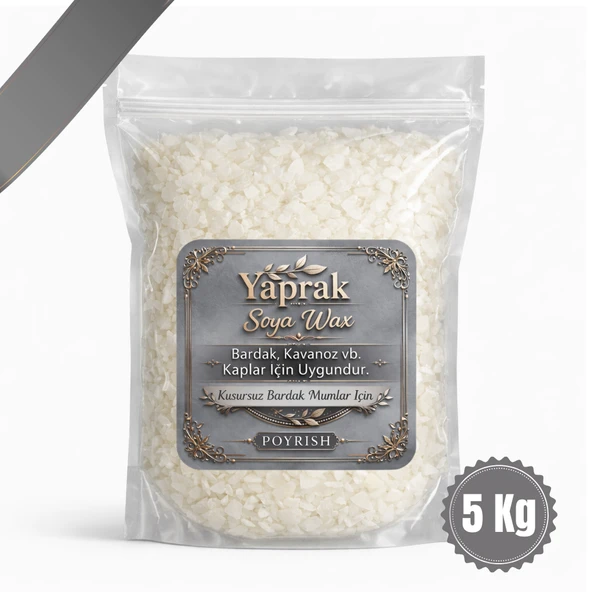Soya Wax A Kalite 5 Kg. Yaprak Formda ürün görseli 1