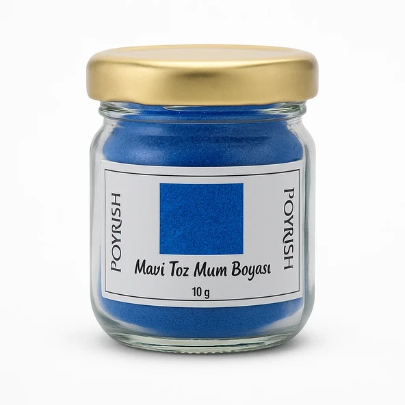 Toz Mum Boyası Mavi 8 Gr ürün görseli 1