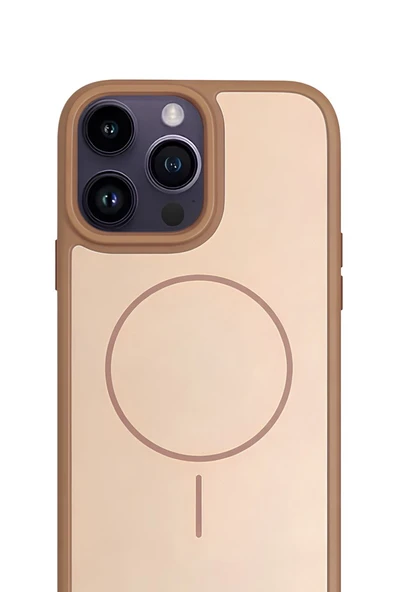 iPhone 15 Pro 6.1" MagSafe Destekli Premium Soft Silikon Kılıf Kavhe ürün görseli 1