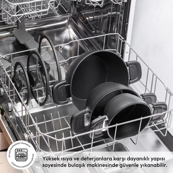 Emsan Diamente 6 Parça Midi Tencere Seti - Resim 6