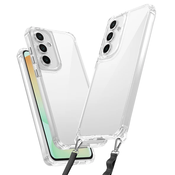 Galaxy A36 Kılıf Airbagli Takılabilir Askı Aparatlı Snap Silikon Kapak ürün görseli 1